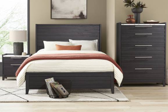 Ellenbrook Black Nightstand