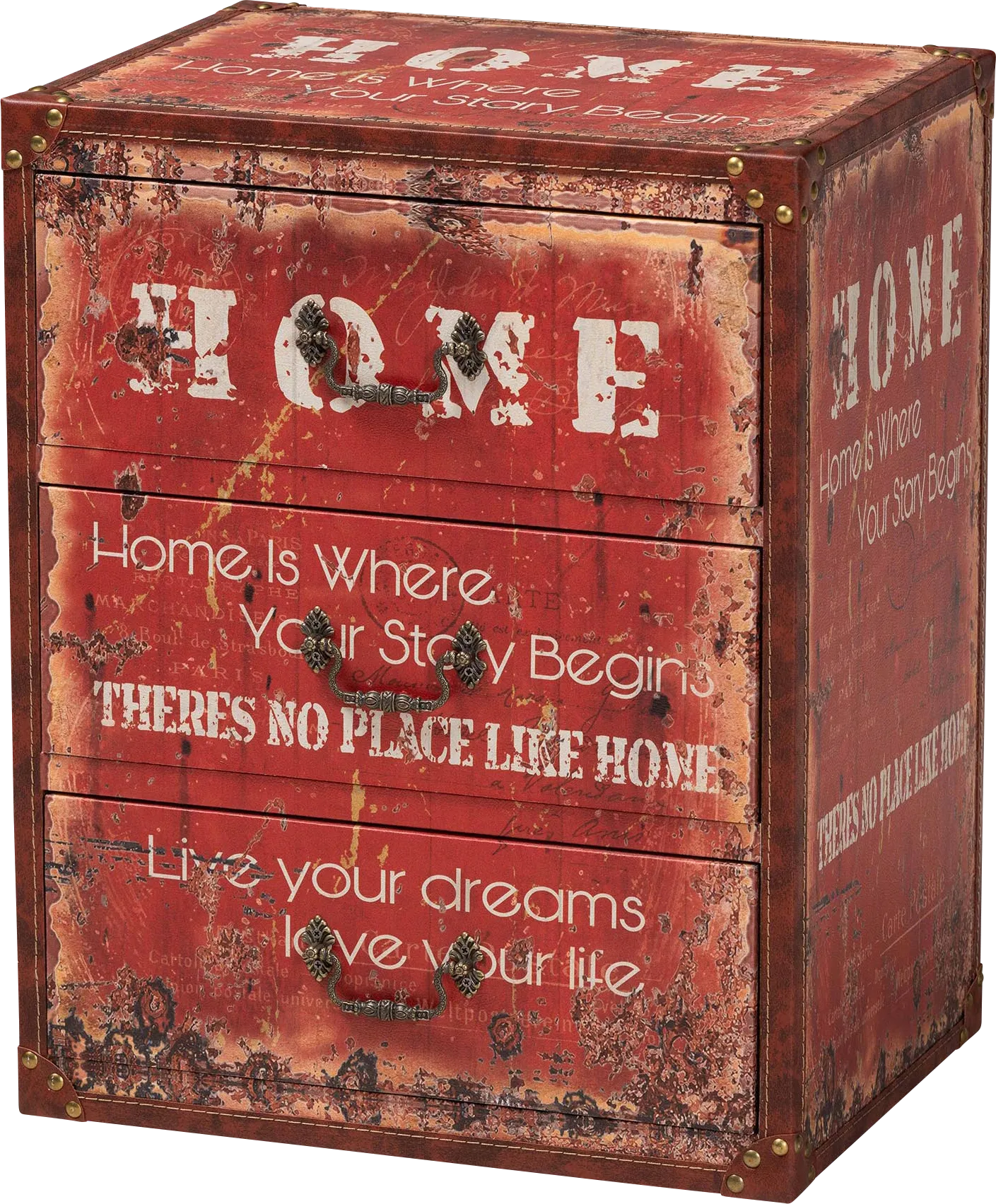 Menoher Red Storage Trunk - Thumbnail - Image 1