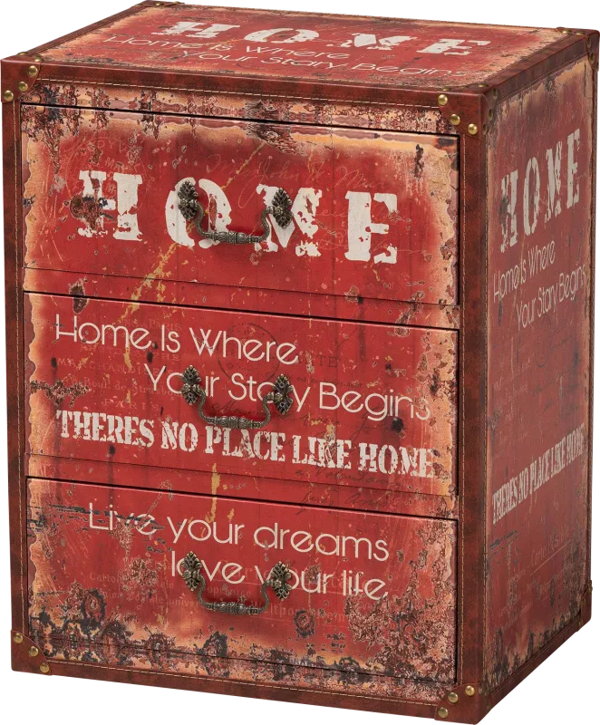 Menoher Red Storage Trunk