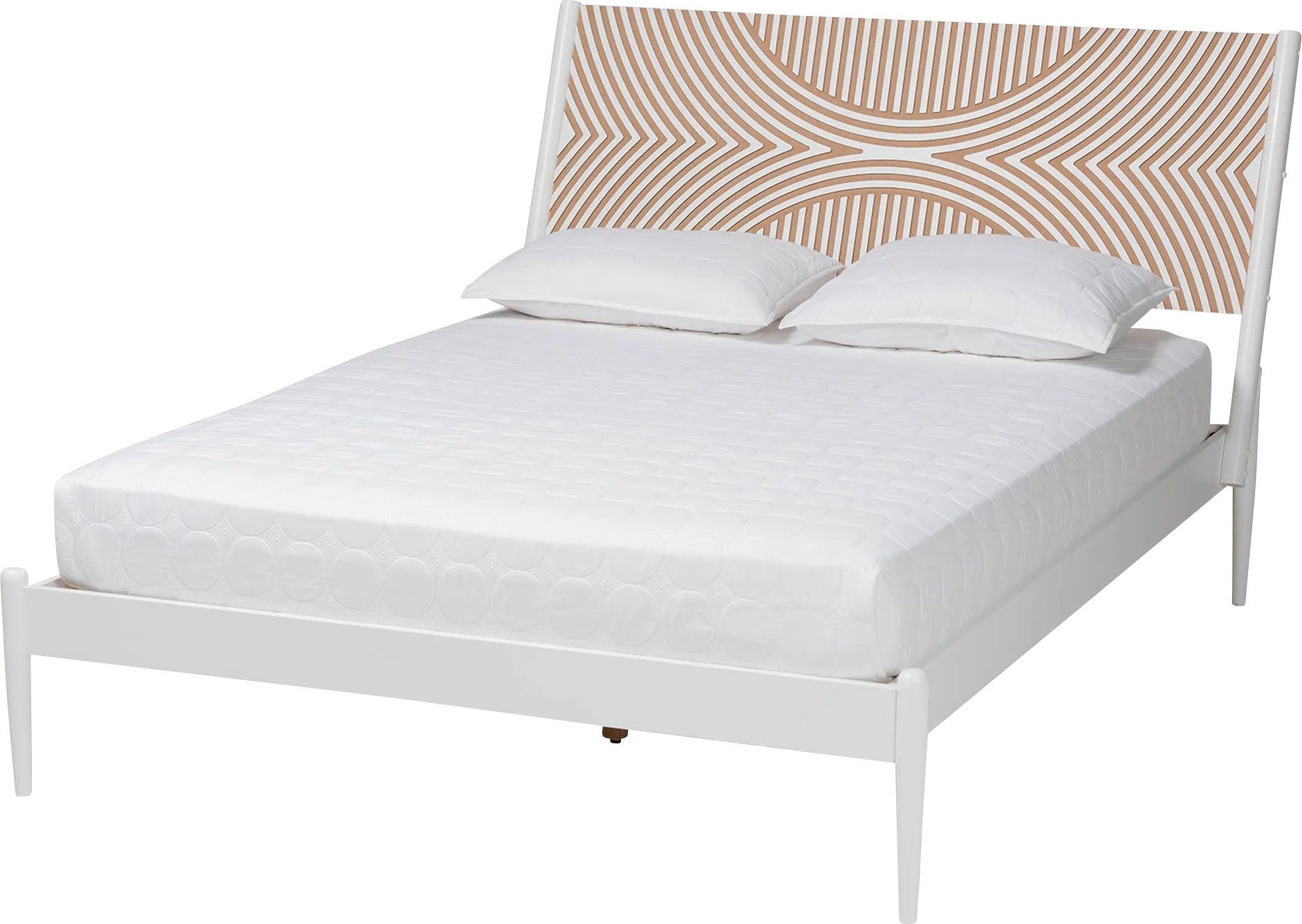 Naugle White Queen Bed