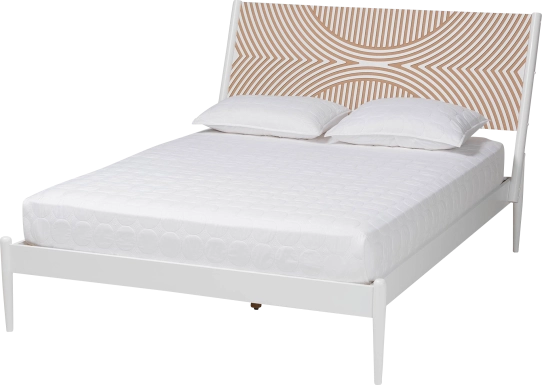 Naugle White Queen Bed
