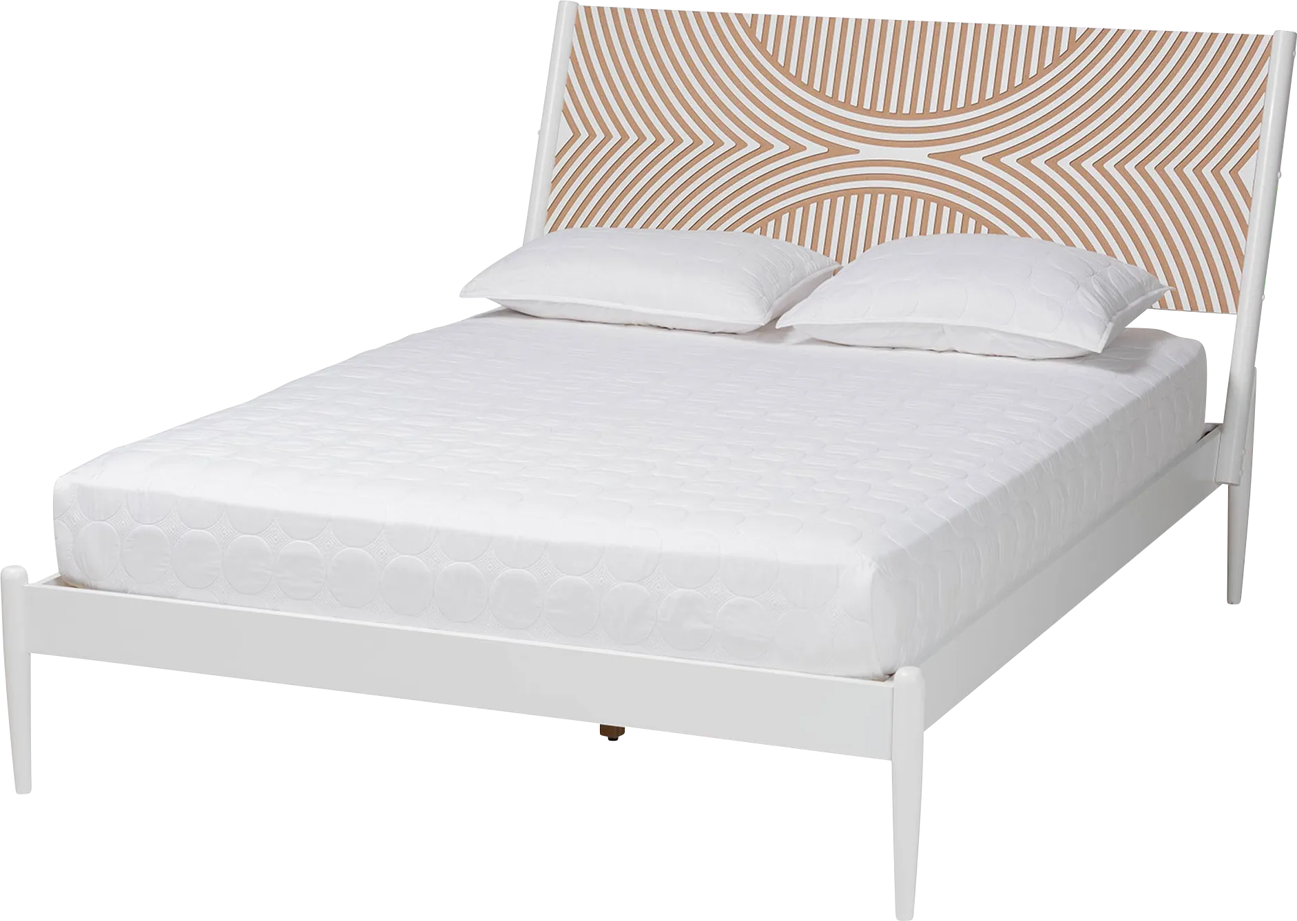 Naugle White King Bed - Thumbnail - Image 1