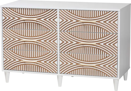 Naugle White Dresser