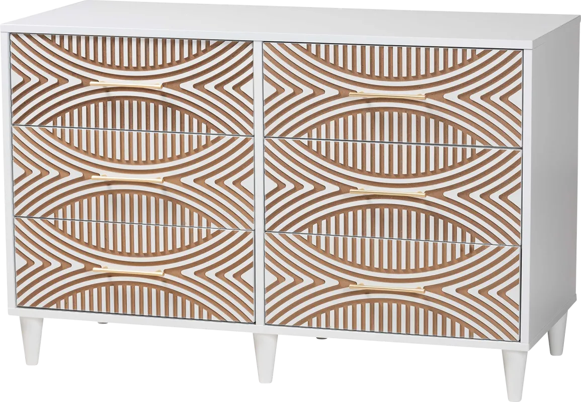 Naugle White Dresser