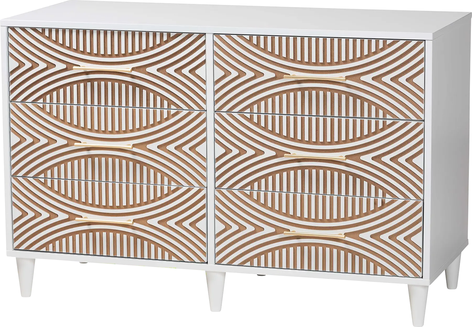 Naugle White Dresser