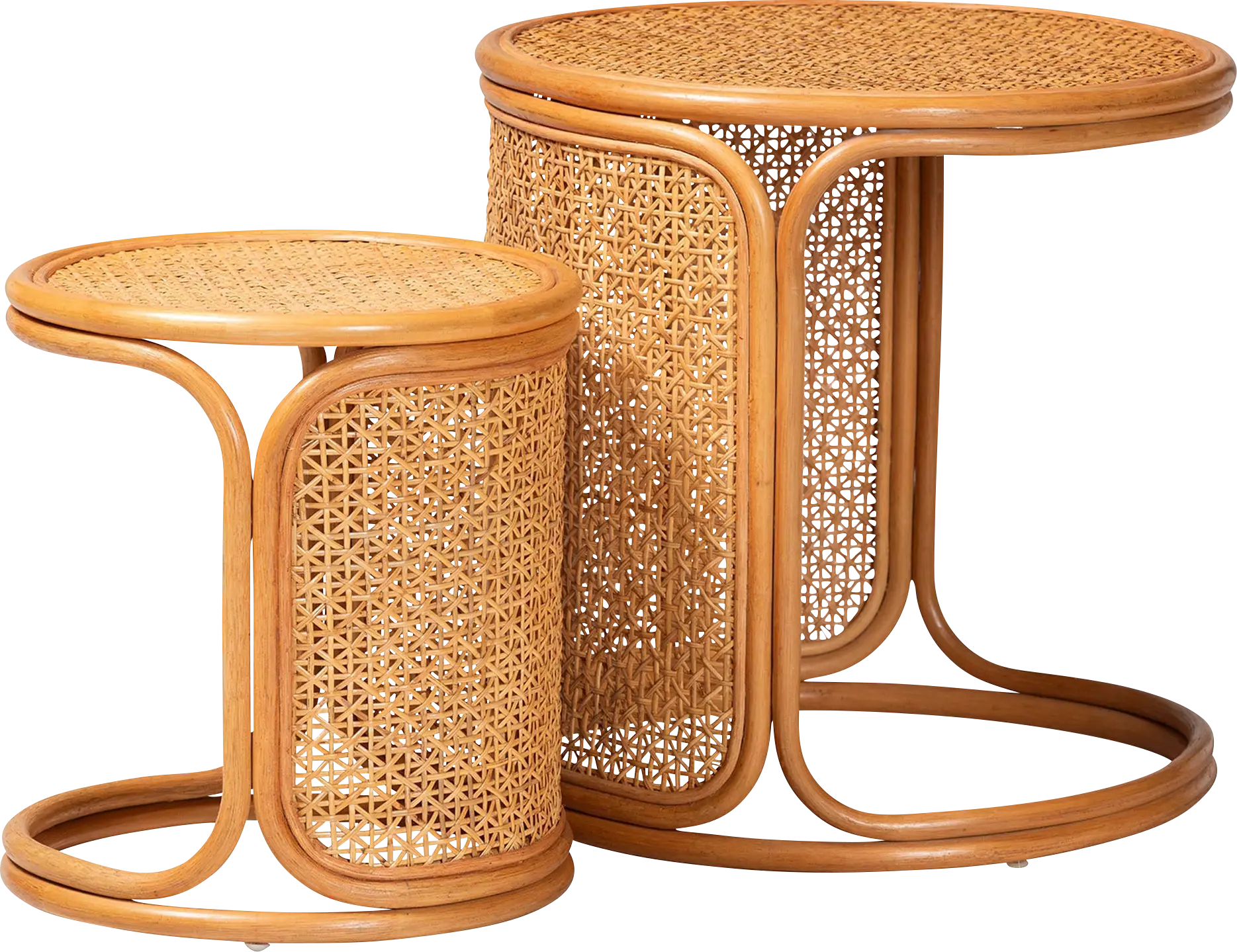 Orluk Brown Nesting Table, Set of 2