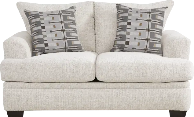 Cooper White Loveseat