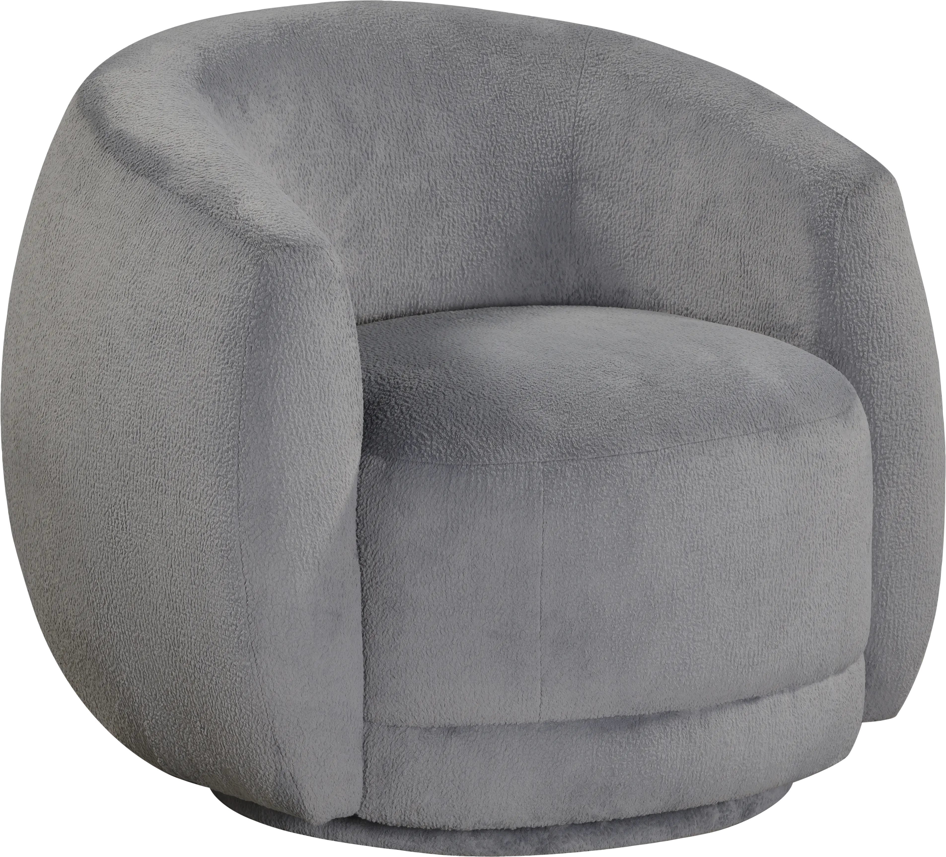 Kids Ripley Gray Swivel Chair - Thumbnail - Image 1