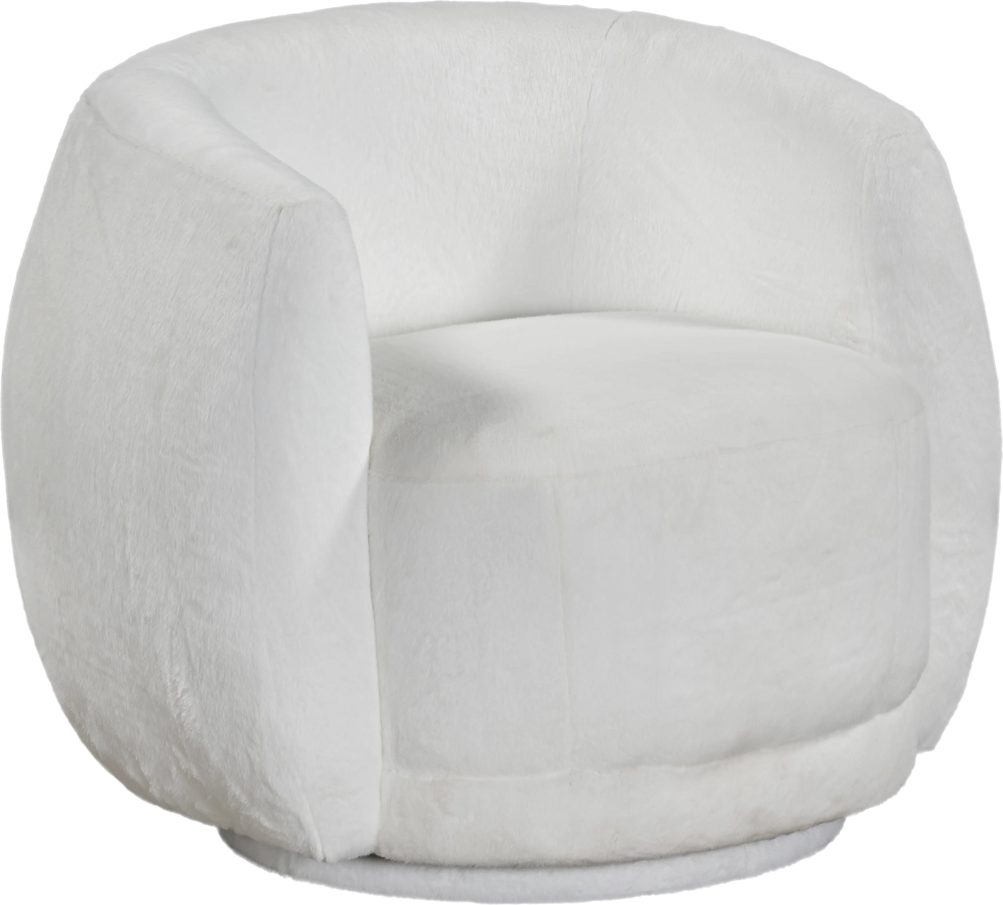 Kids Ripley White Swivel Chair - Thumbnail - Image 1