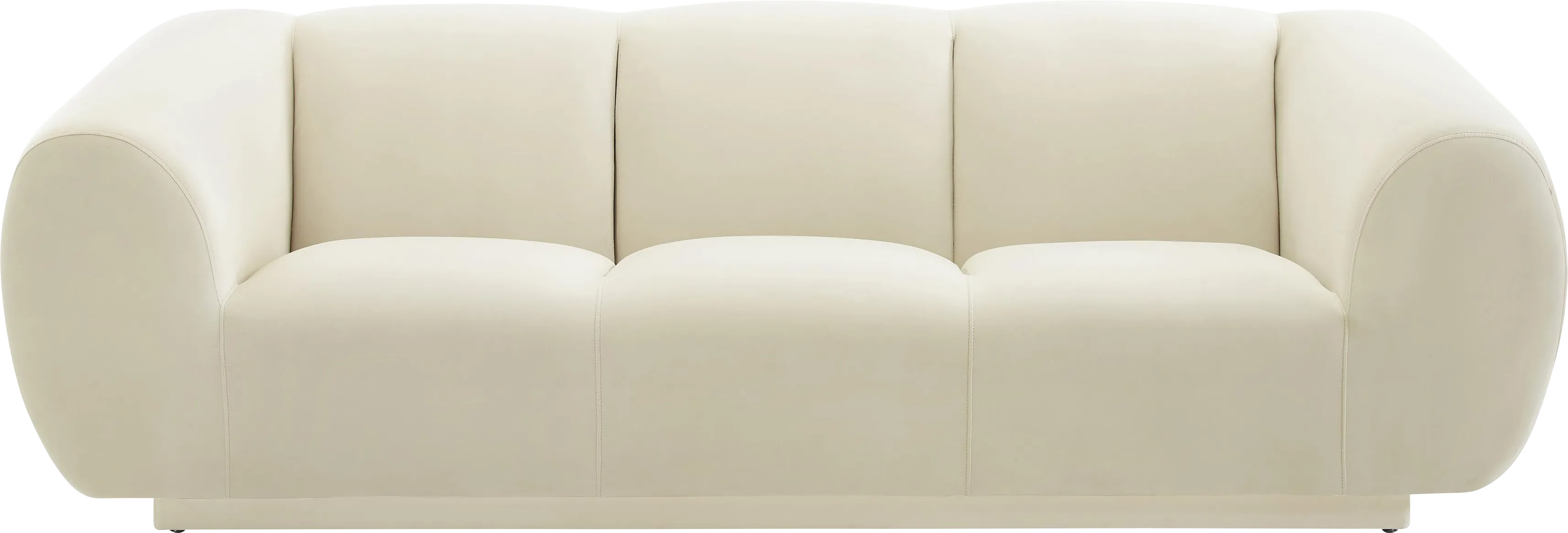 Foxchase Cream Sofa - Thumbnail - Image 1