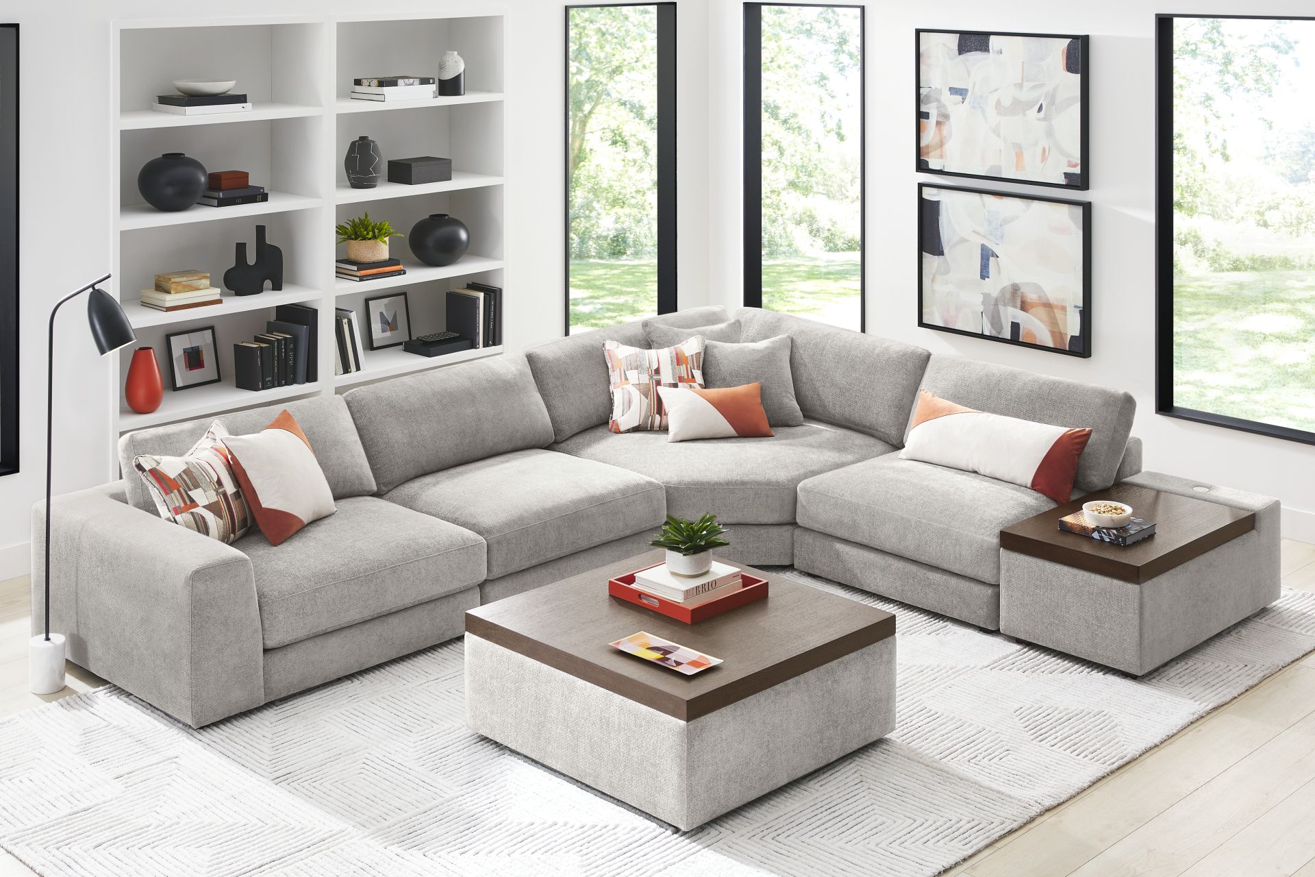 Gray 5 Pc ModularThree - Image 1