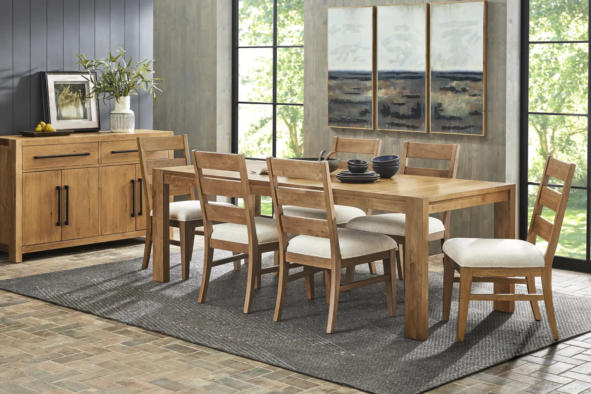Ithaca Natural 5 Pc Dining Room