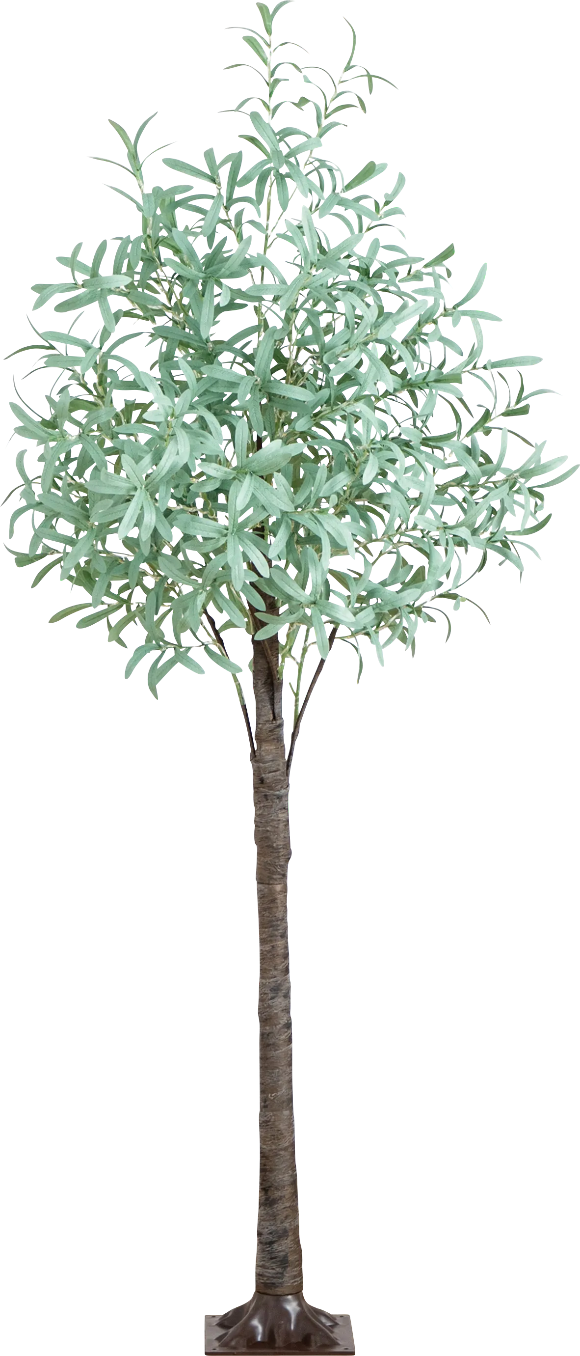 Menallen II Green Silk Tree with Lights - Image 1
