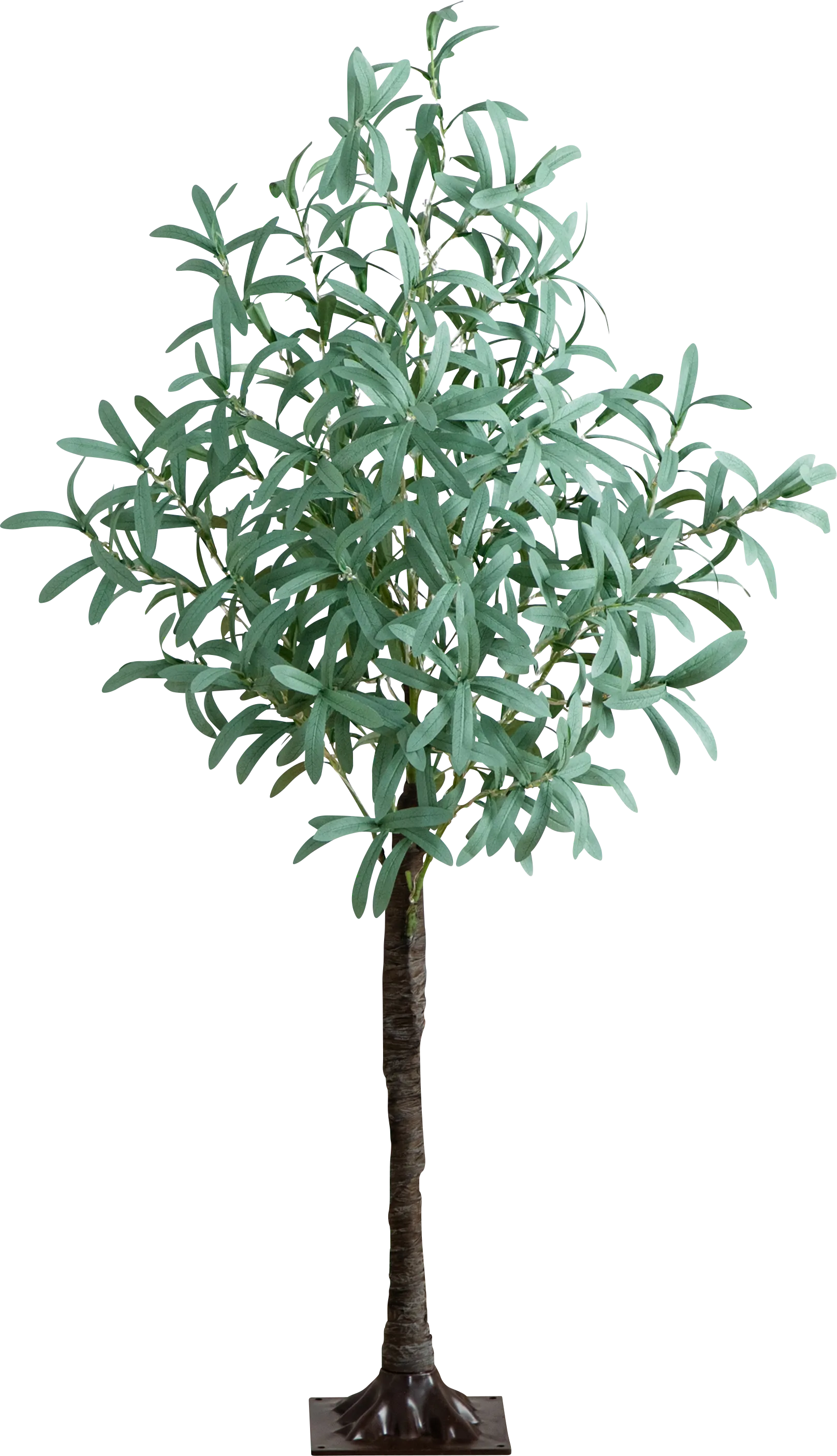 Menallen III Green Silk Tree with Lights - Image 1