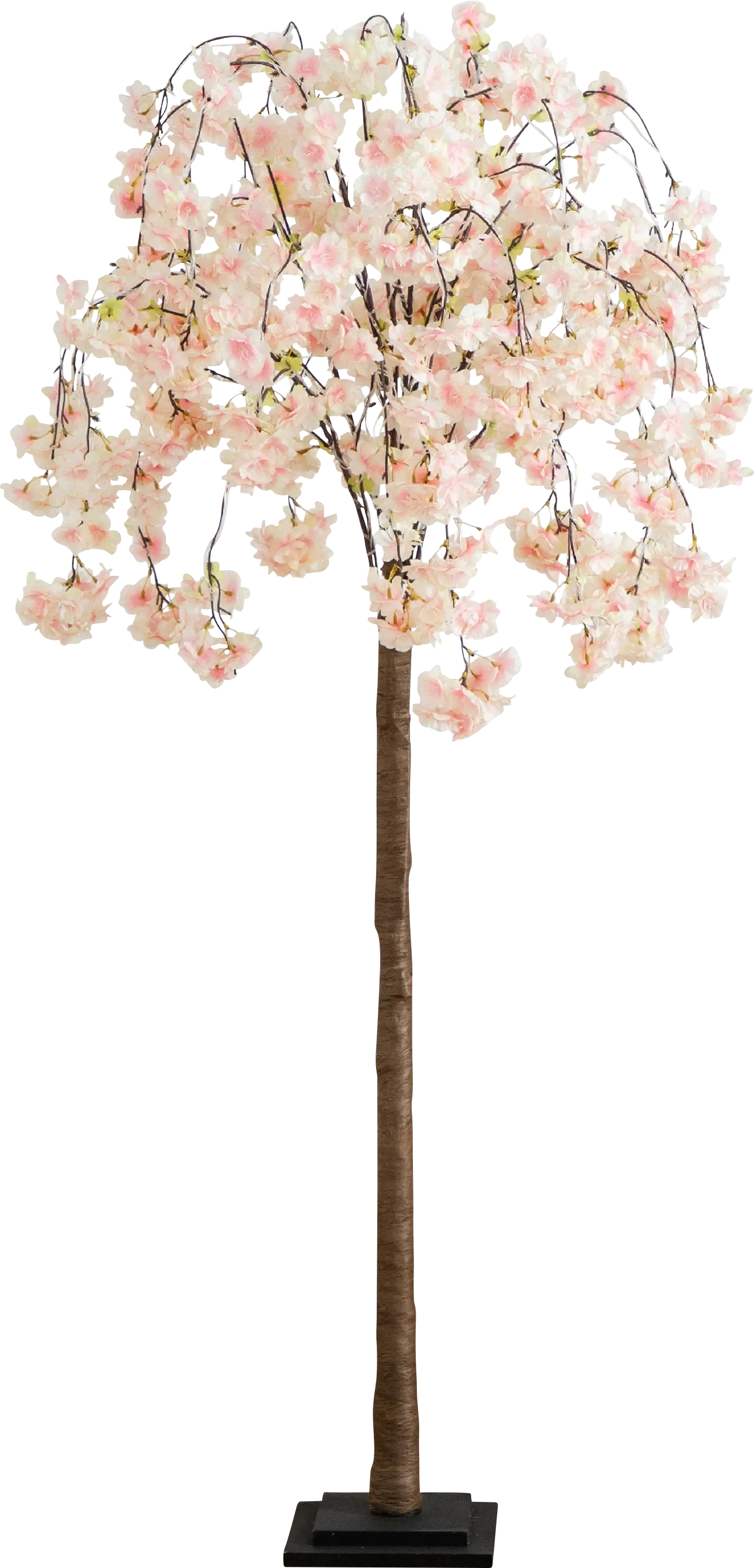 Squirek Pink Silk Tree with Lights