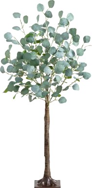 Piowar III Green Silk Tree with Lights