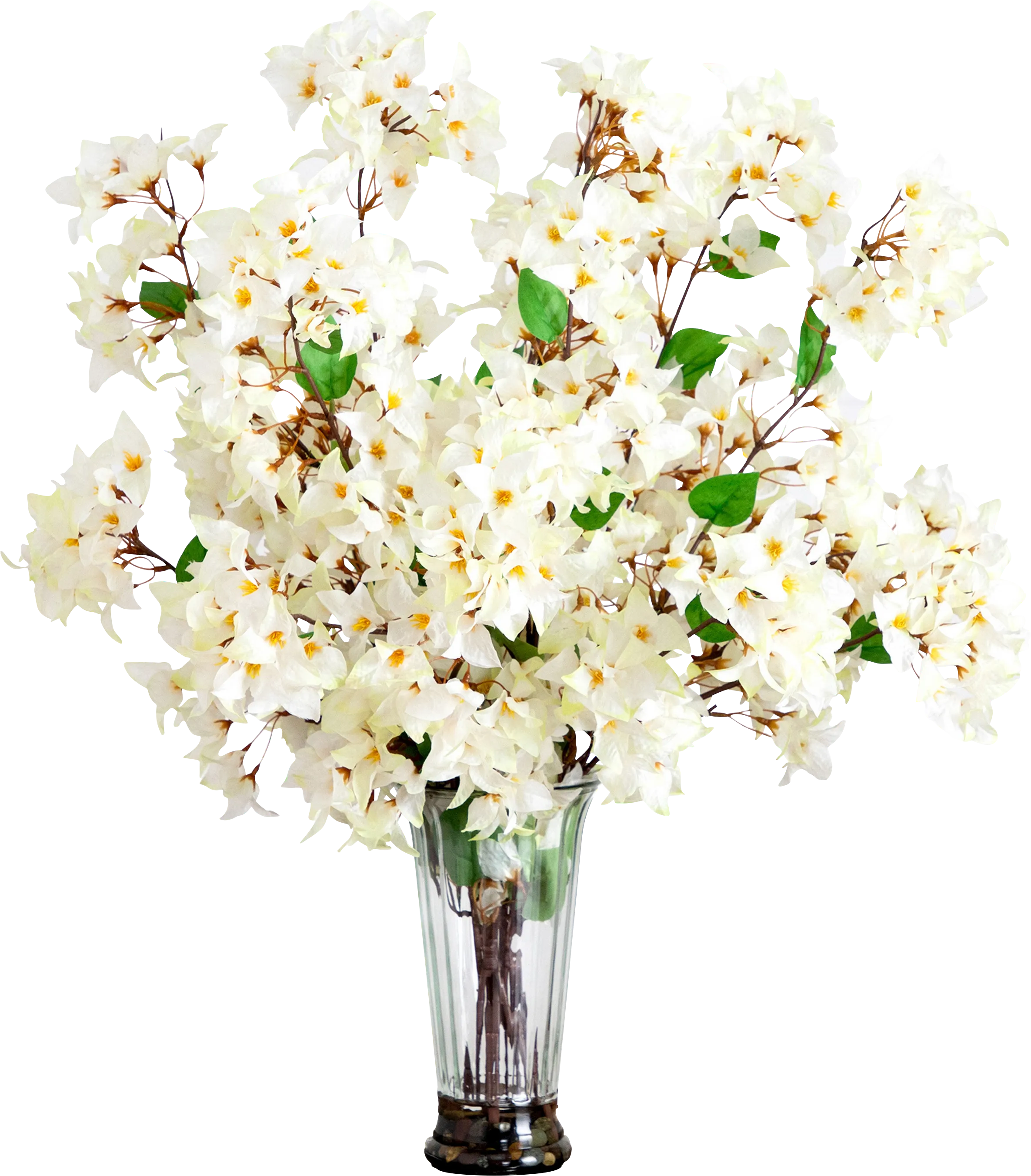 Footedale White Silk Floral - Thumbnail - Image 1