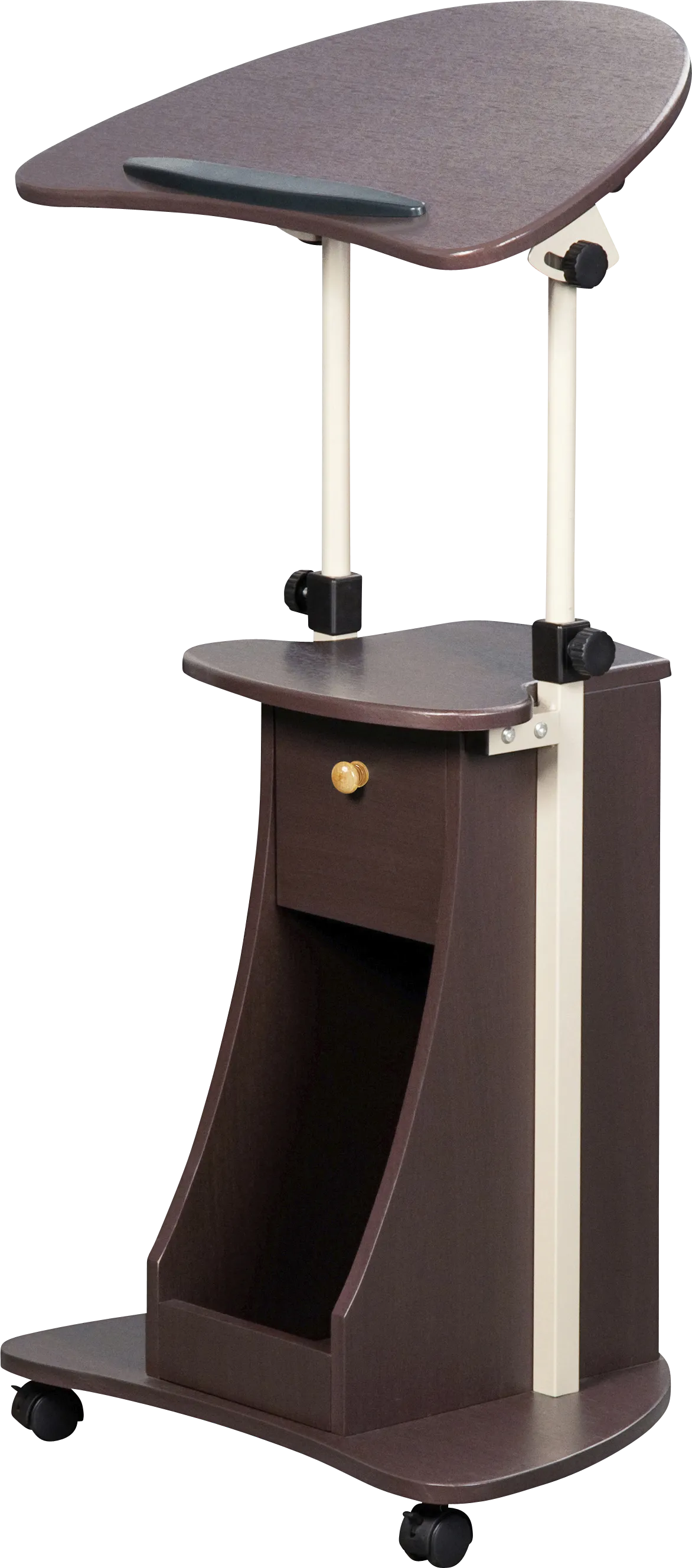 Liotre Brown Laptop Cart - Image 1