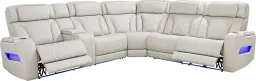 3 pc left console power sectional