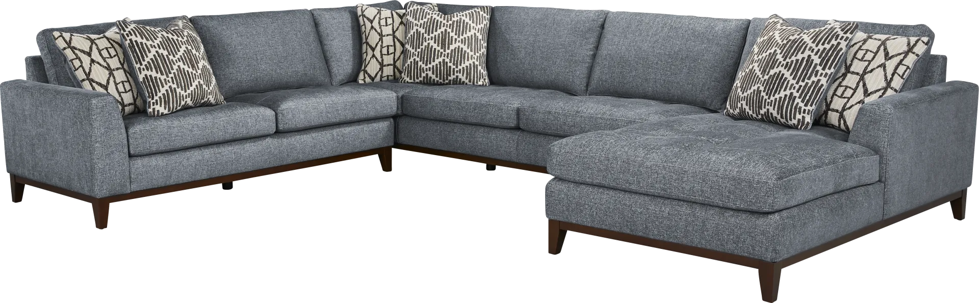 Harmon Indigo 3 Pc Sectional - Image 2