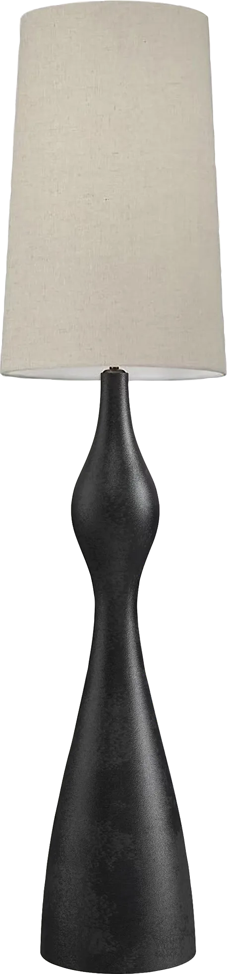 Tevis Black Floor Lamp - Thumbnail - Image 1