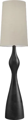 Tevis Black Floor Lamp
