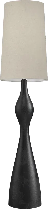 Tevis Black Floor Lamp