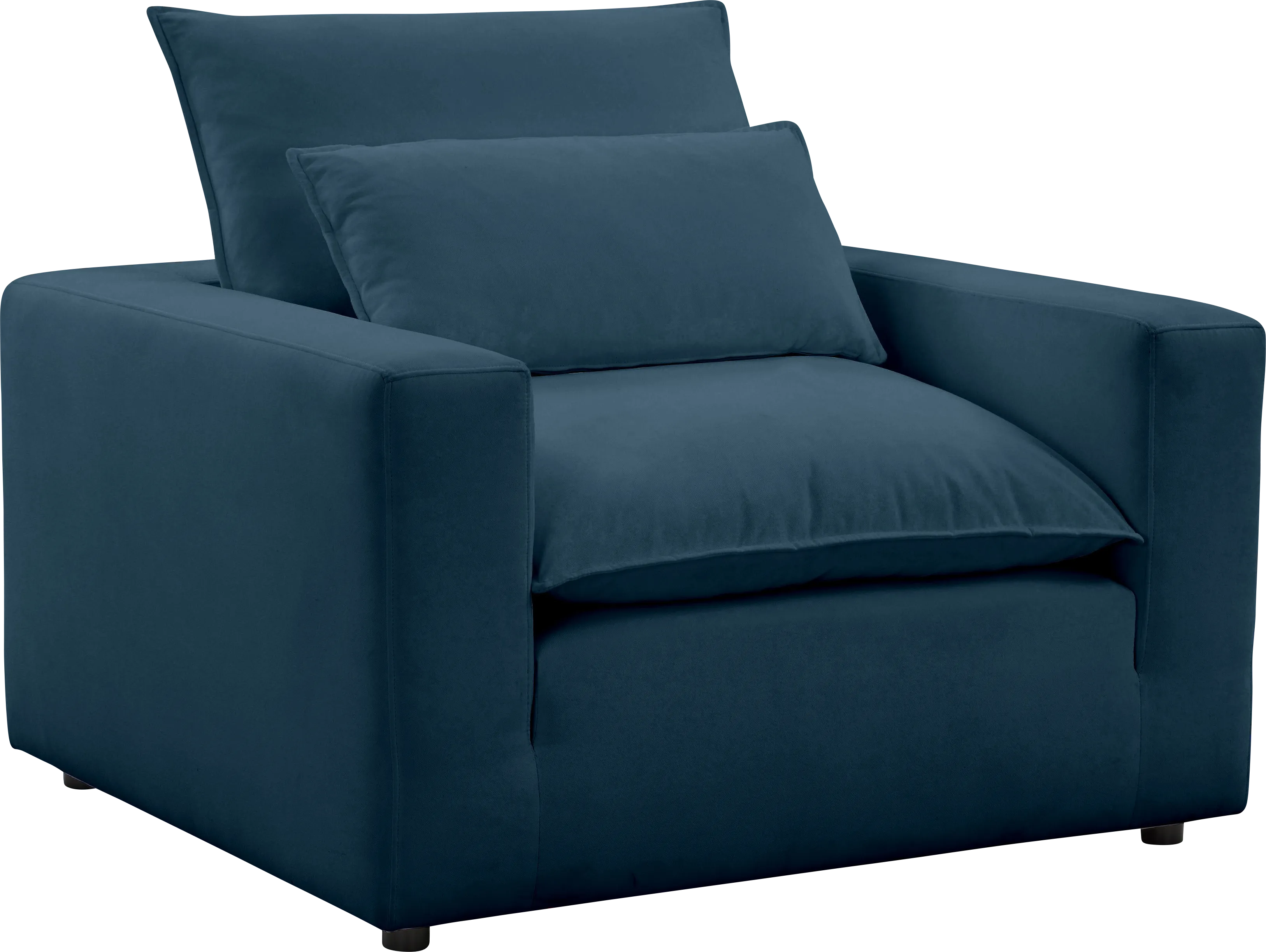 Eddlynch Navy Accent Chair - Thumbnail - Image 1