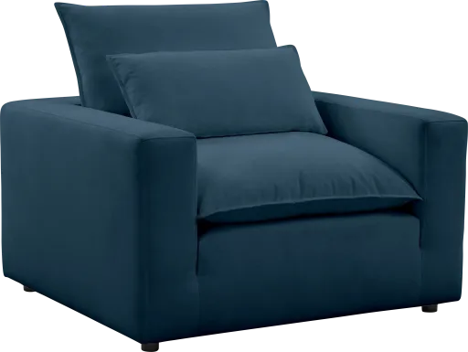 Eddlynch Navy Accent Chair