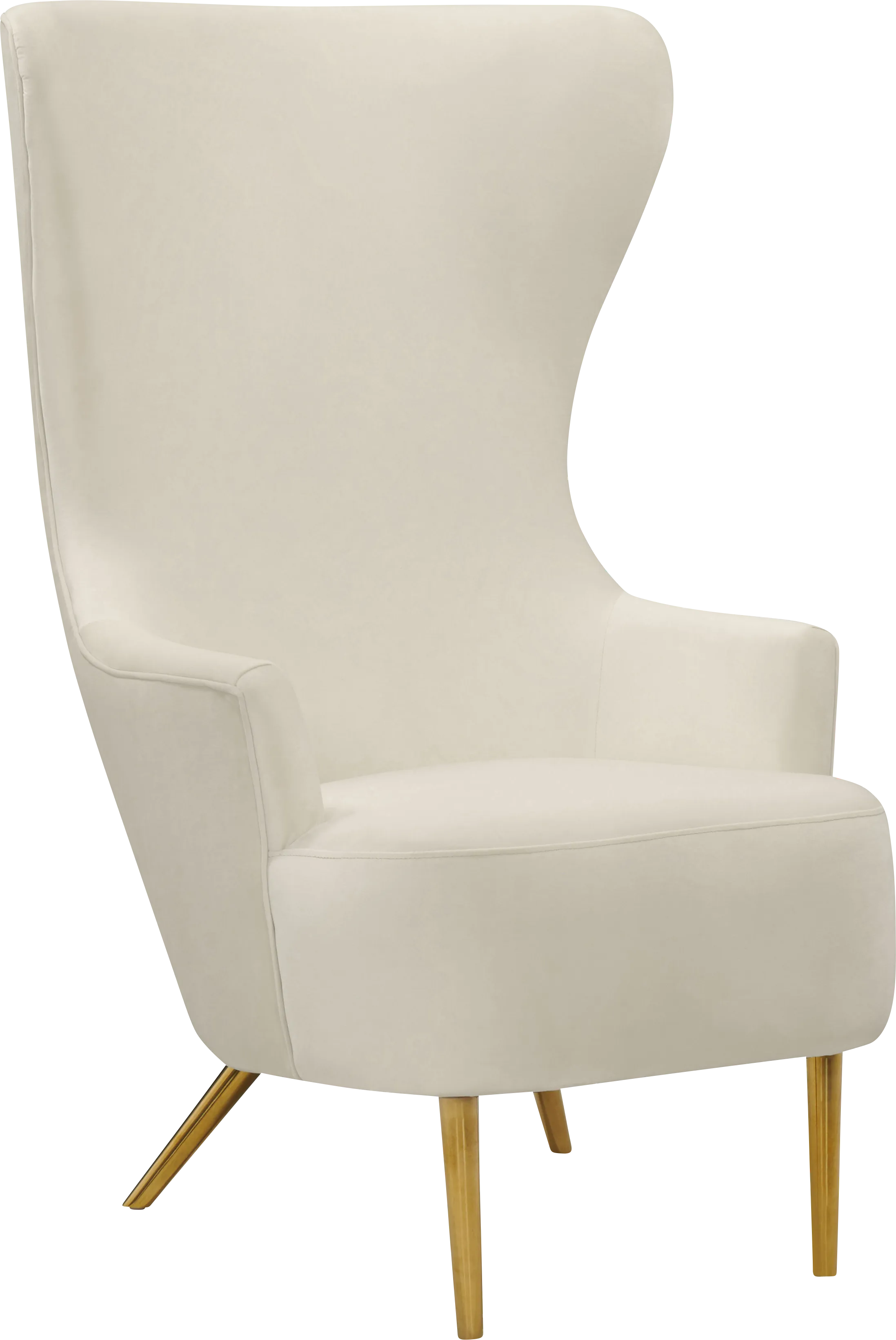 Kweisi Cream Accent Chair - Thumbnail - Image 1