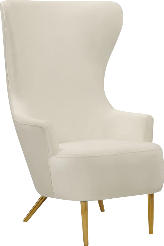 Kweisi Cream Accent Chair