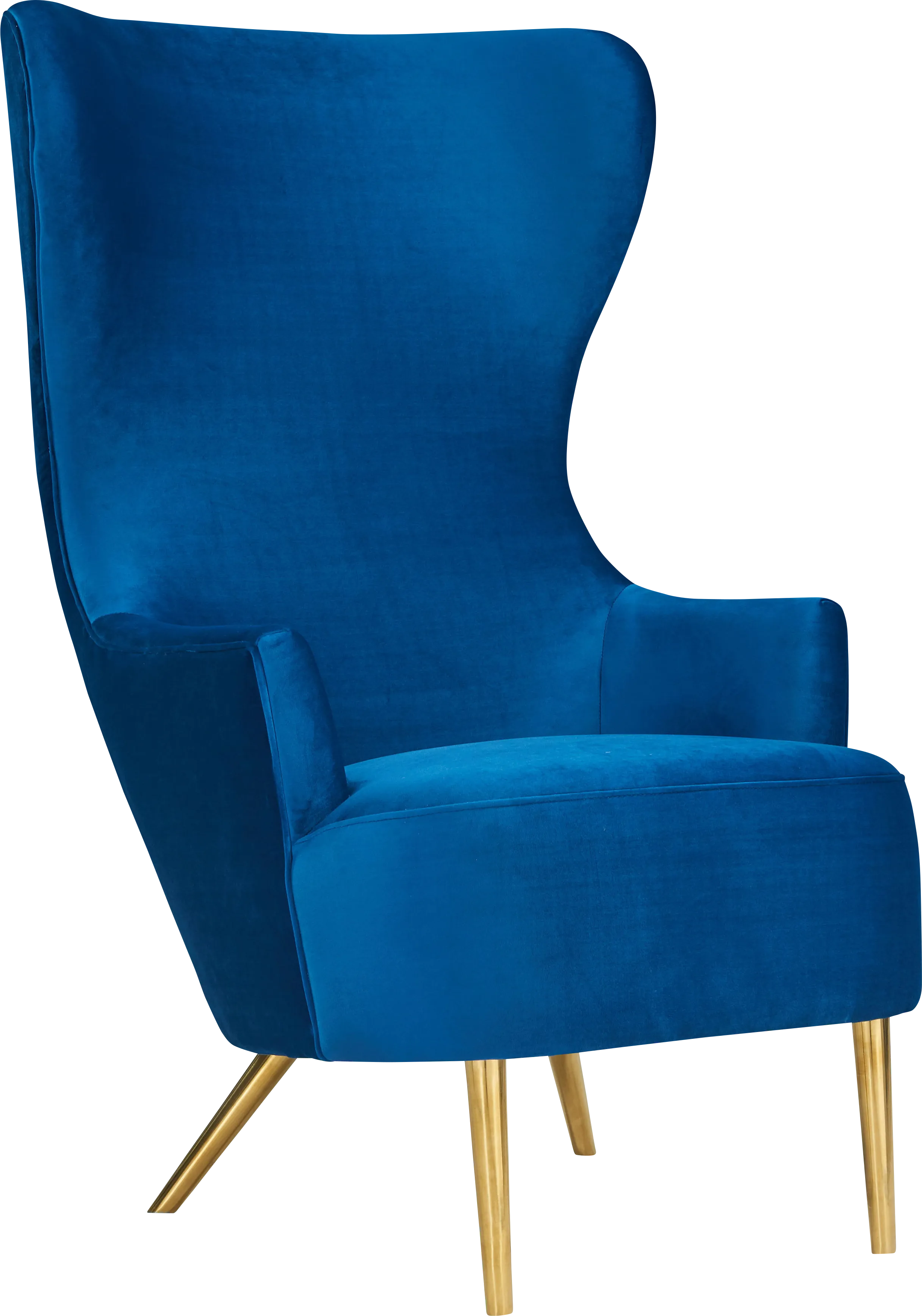 Kweisi Navy Accent Chair - Thumbnail - Image 1