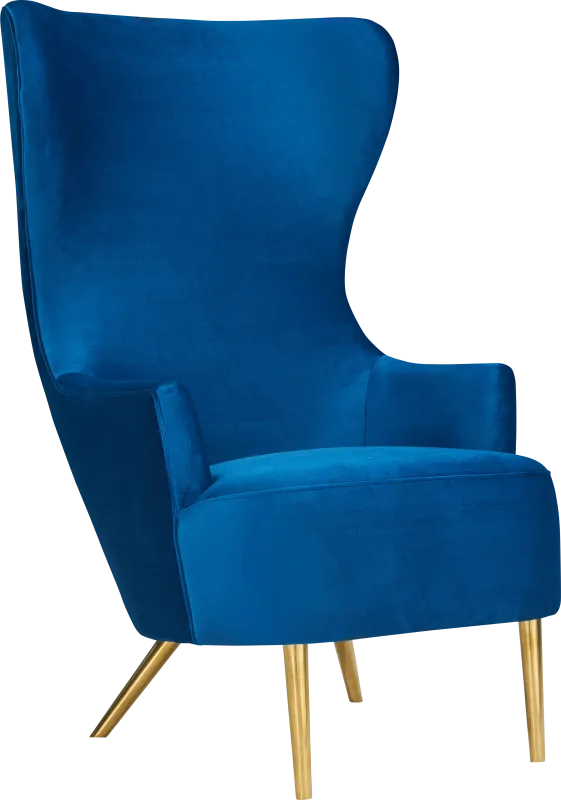 Kweisi Navy Accent Chair
