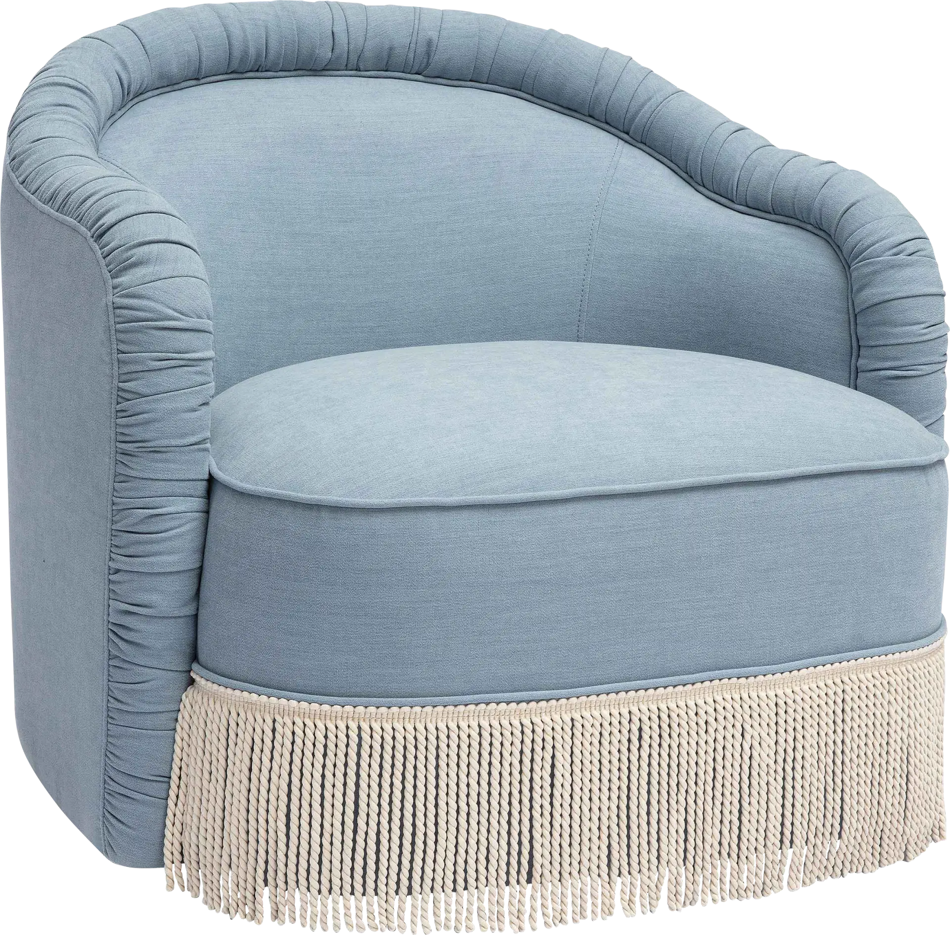 Marumsco Blue Accent Chair