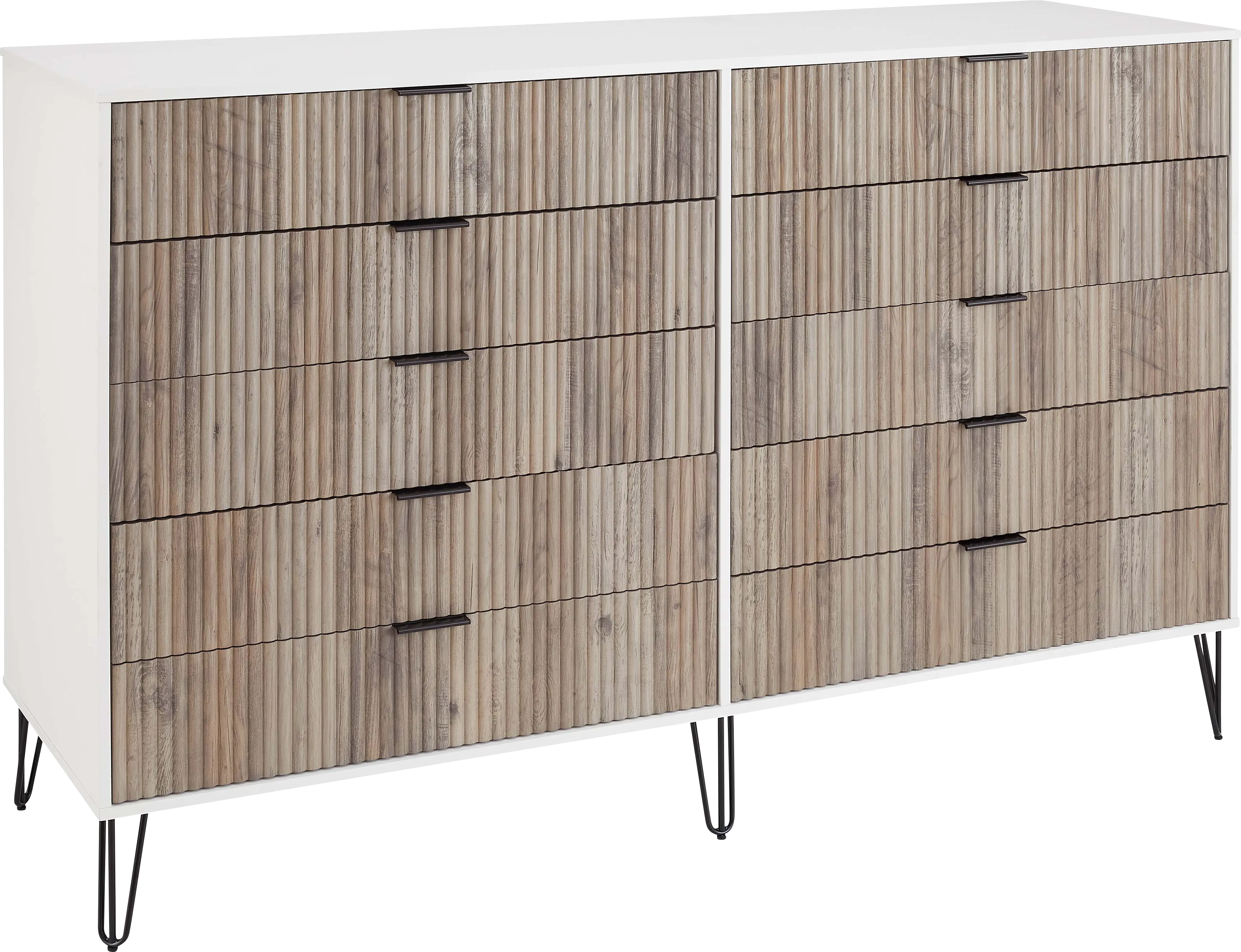 Trimper II Gray and White Dresser - Thumbnail - Image 1