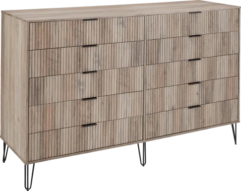 Trimper II Gray Dresser