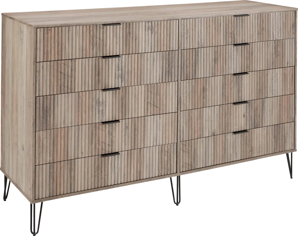 Trimper II Gray Dresser