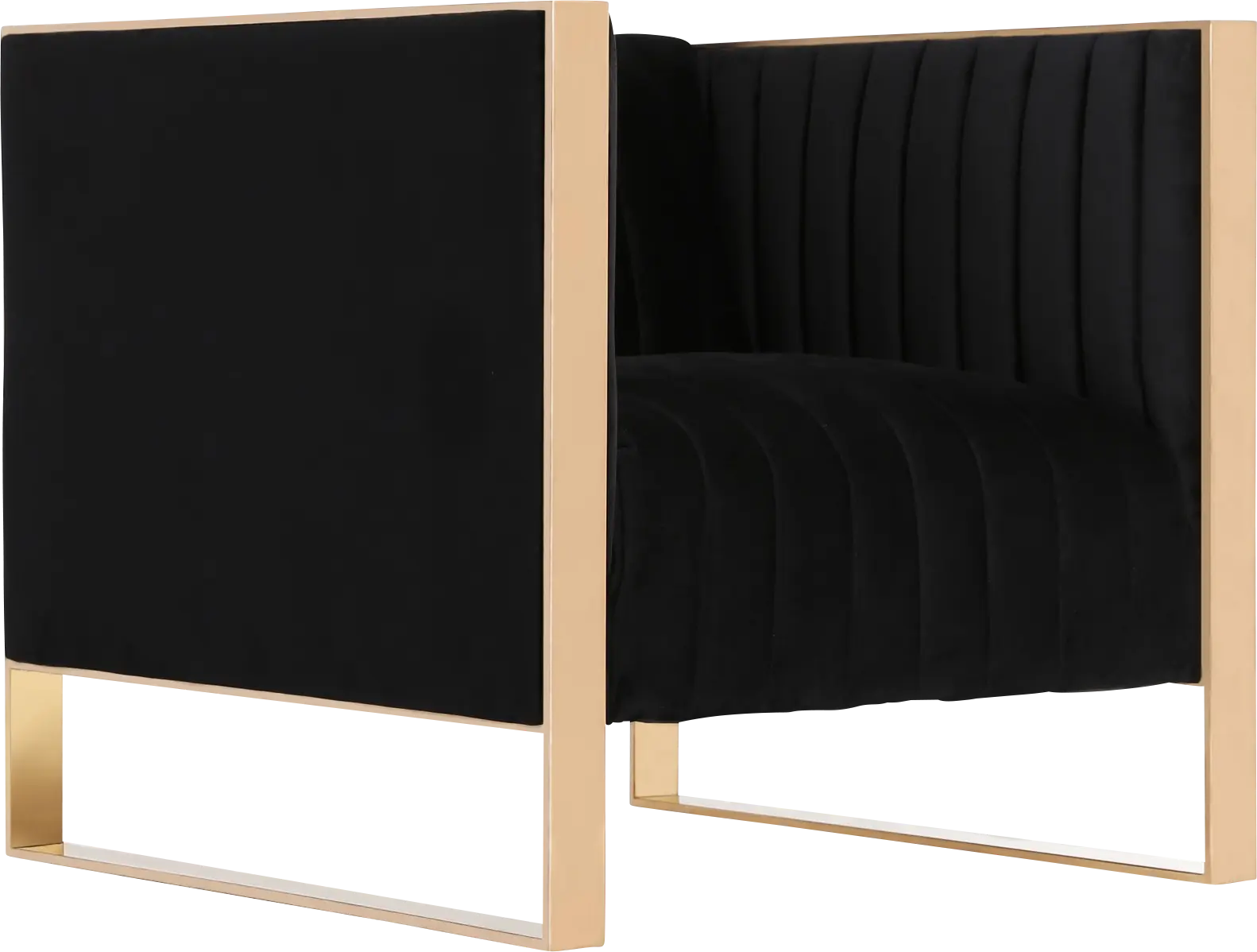Dunellen Black Accent Chair