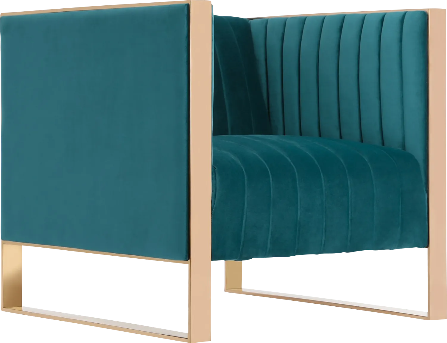 Dunellen Blue Accent Chair - Thumbnail - Image 1