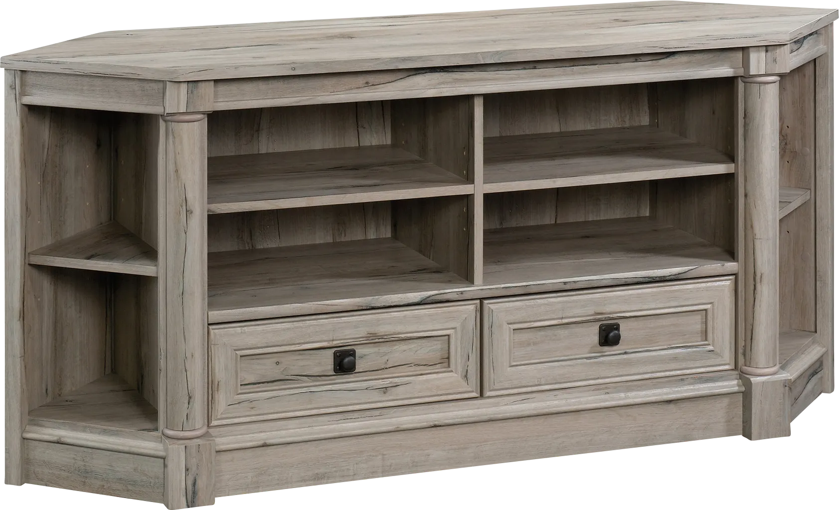 Anacacho Gray 61.5 in. Corner Console