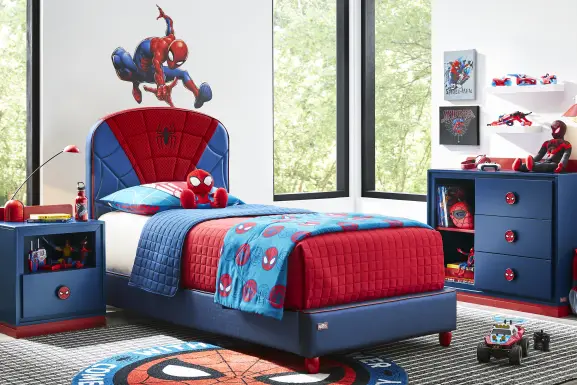 Spider-Man Twin Upholstered Bed