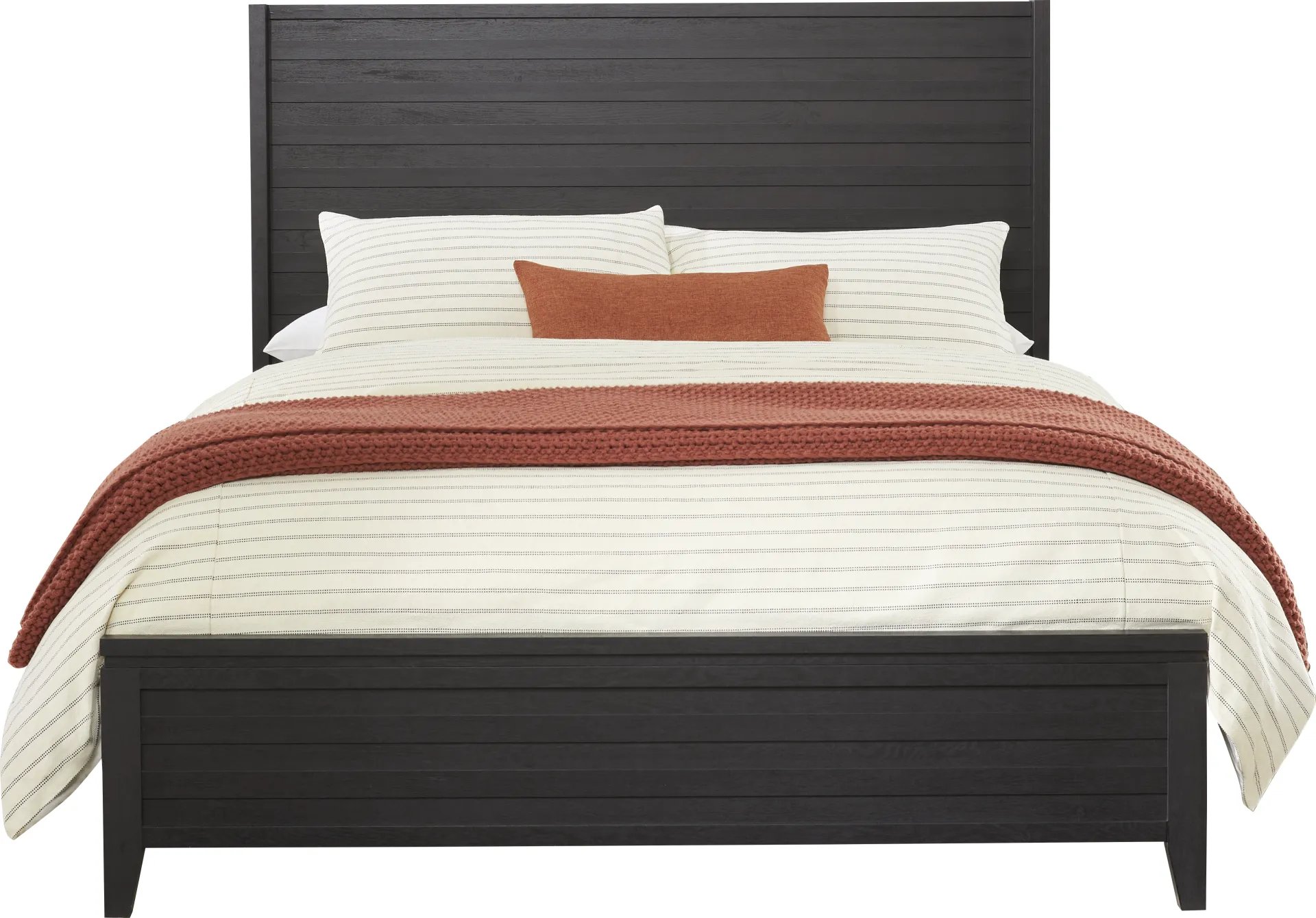 Ellenbrook Black 3 Pc Queen Panel Bed - Image 2