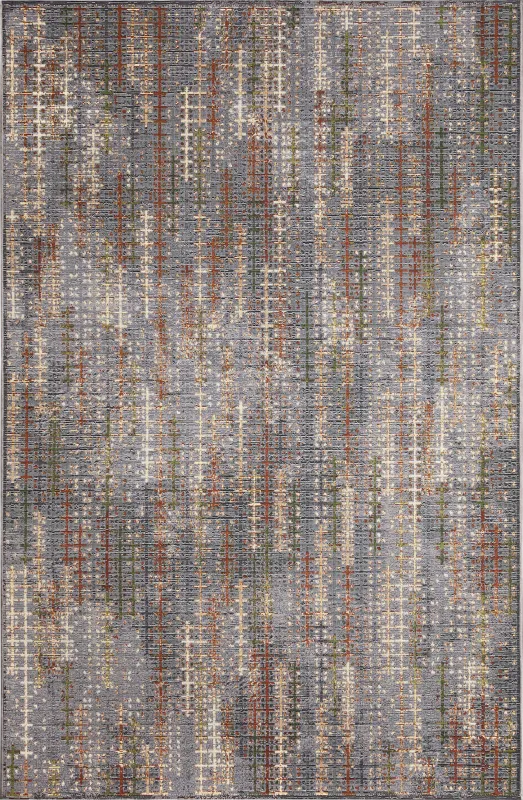 Greeta Charcoal 7'10 x 9'10 Indoor/Outdoor Rug