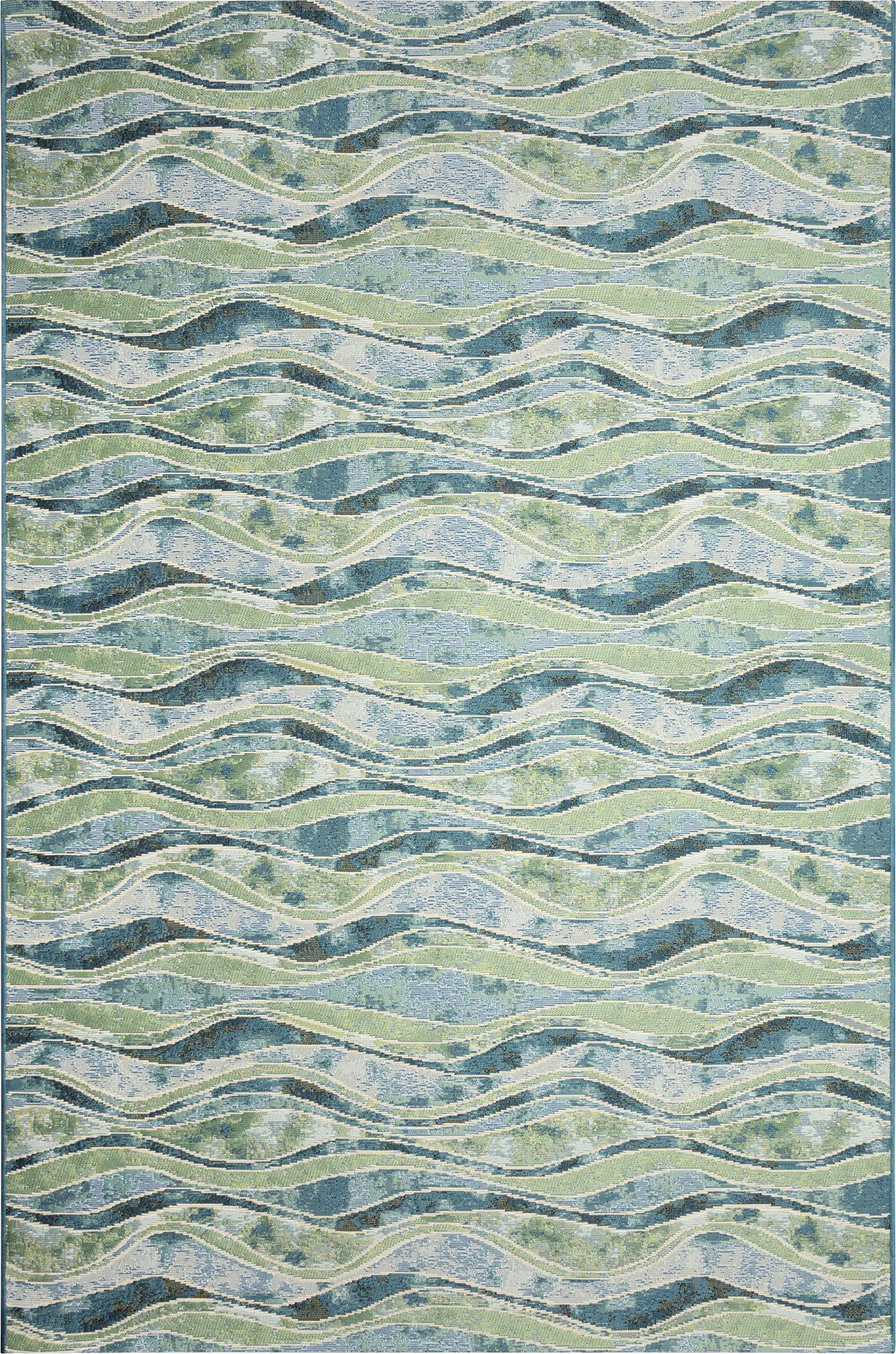Wimasa Blue 4'10 x 7'6 Indoor/Outdoor Rug