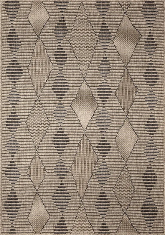 Kinacol Taupe 7'10 x 9'10 Indoor/Outdoor Rug