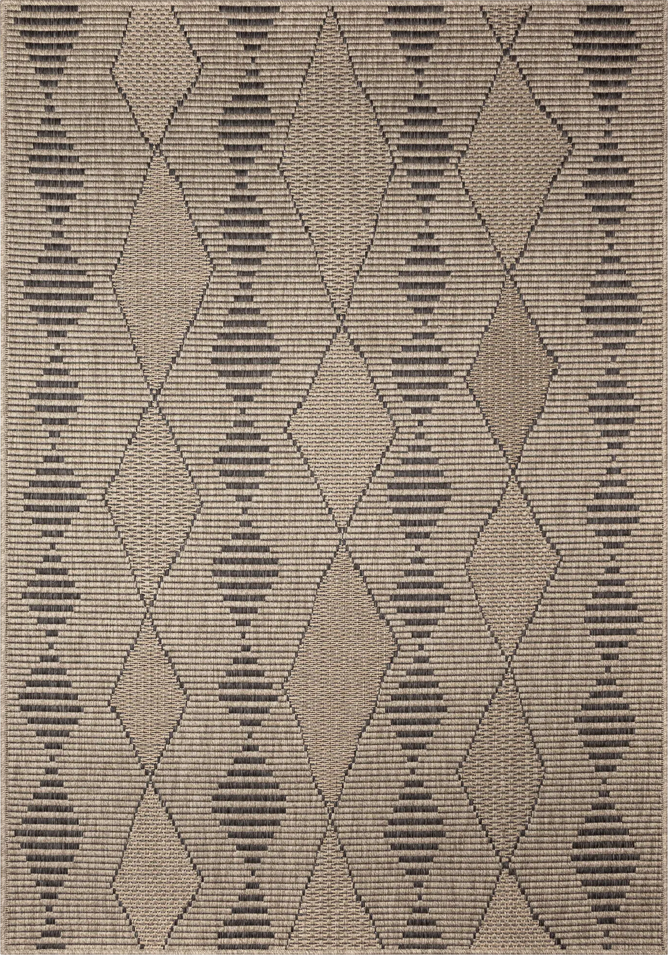 Kinacol Taupe 7'10 x 9'10 Indoor/Outdoor Rug