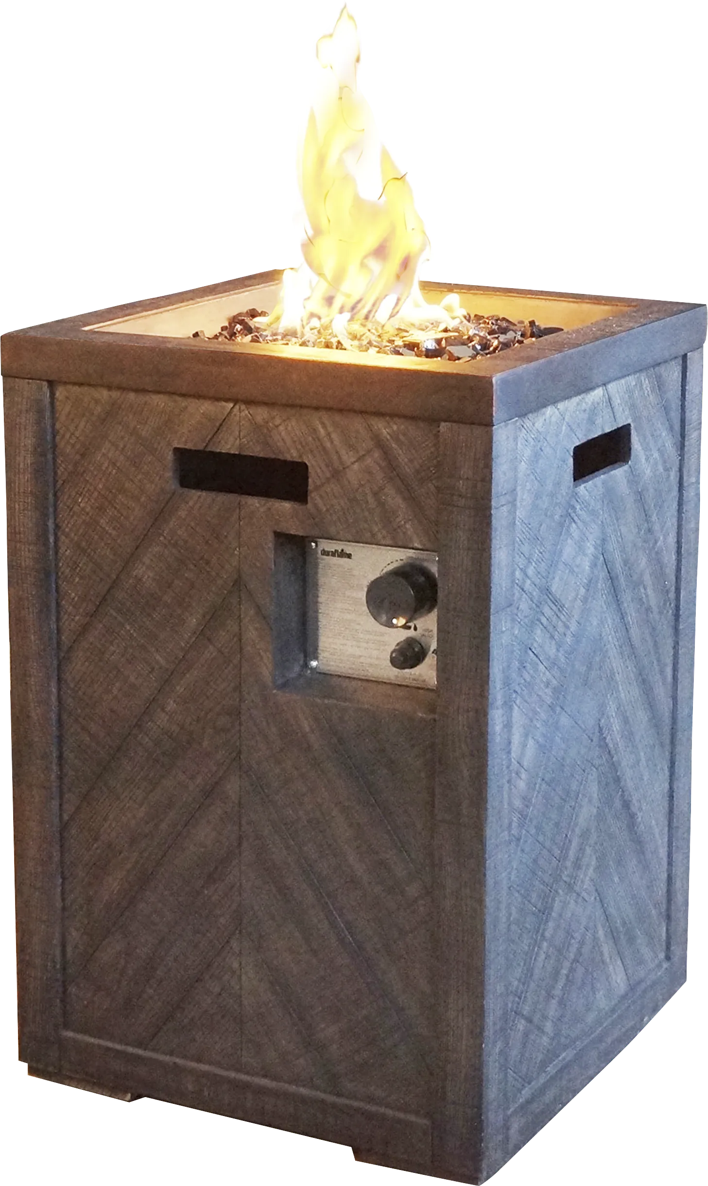 Westville Gray Outdoor 19.5 in. Square Fire Pit - Image 1