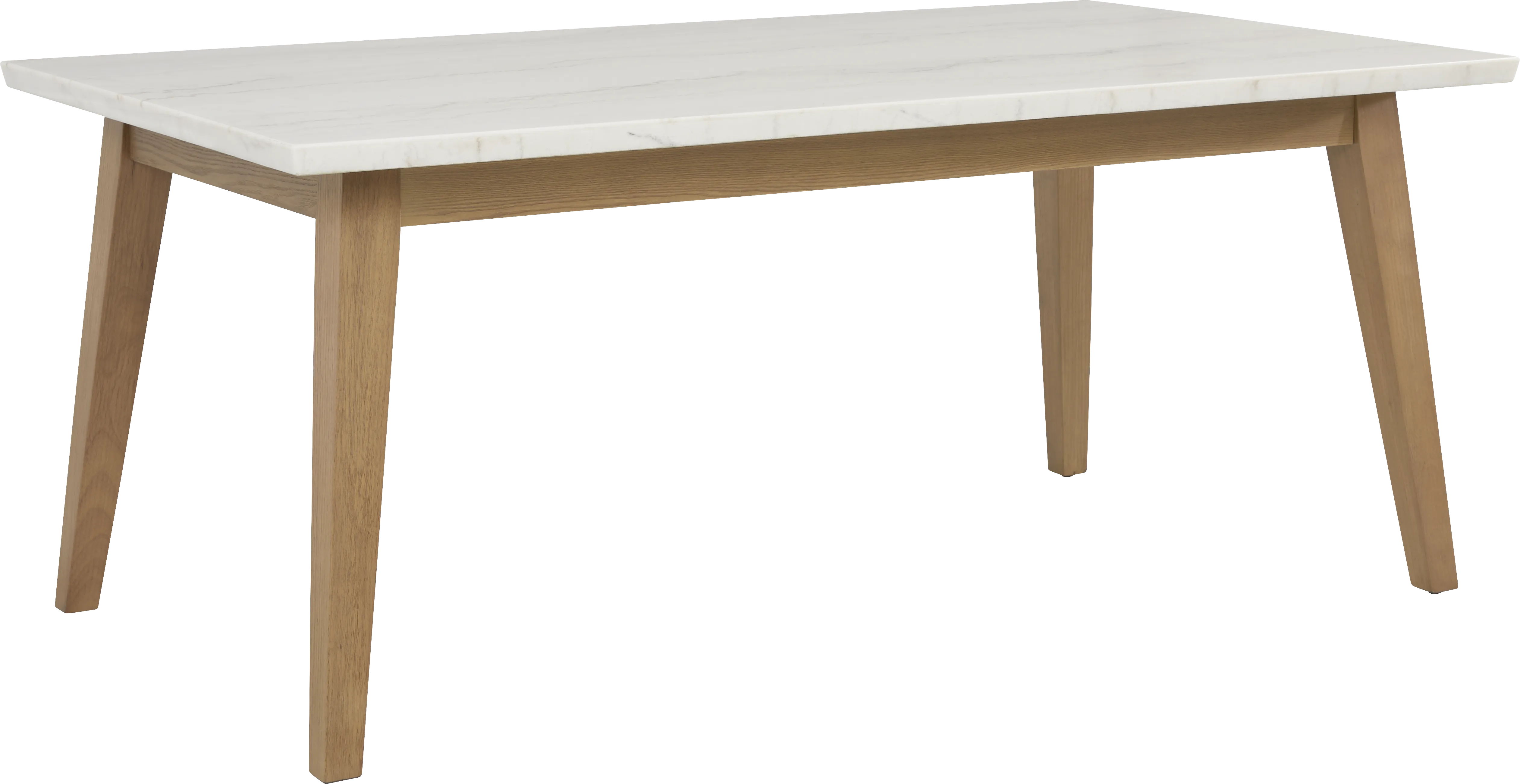 Viola Natural 5 Pc Marble Top Dining Room - Thumbnail - Image 2