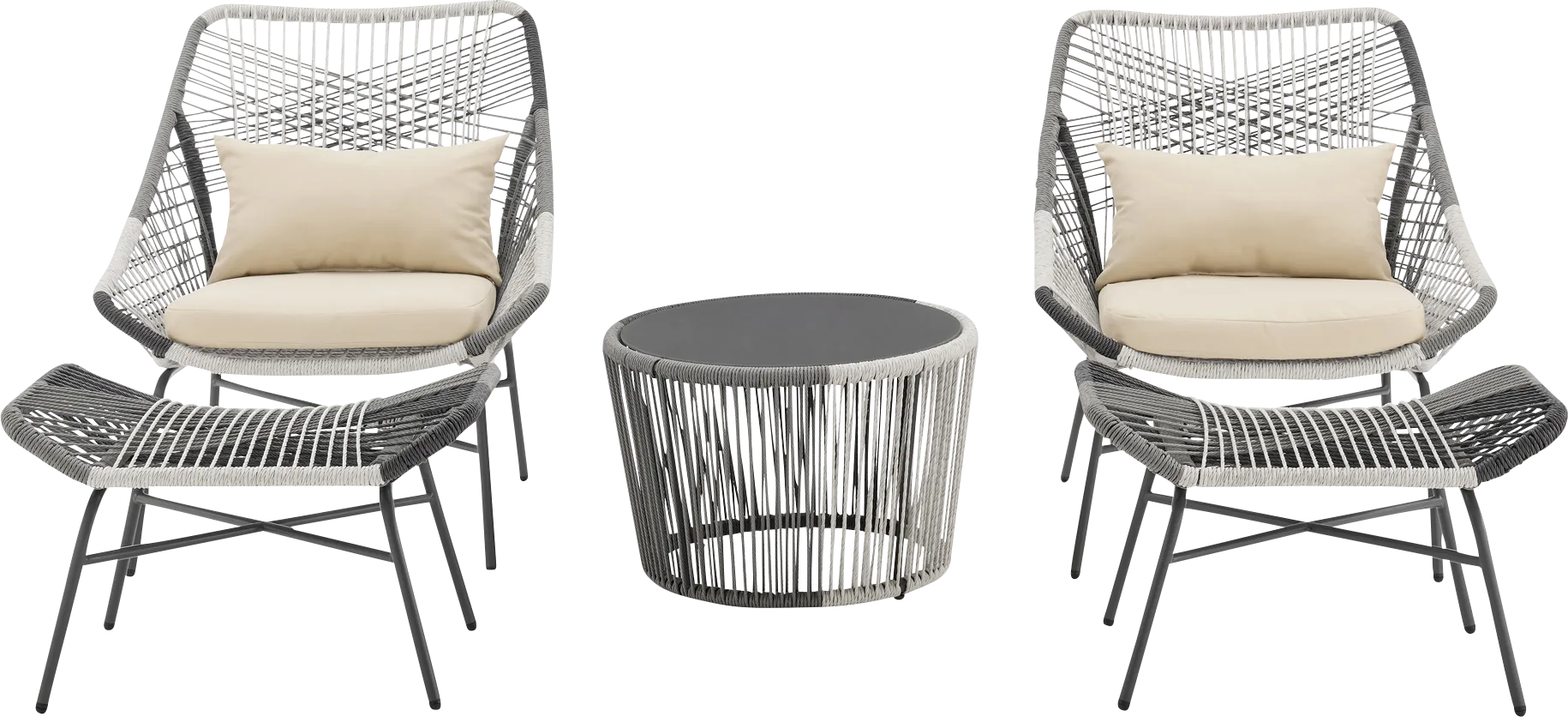 Heidelbaugh Cream 3 Pc Chat Set - Image 1