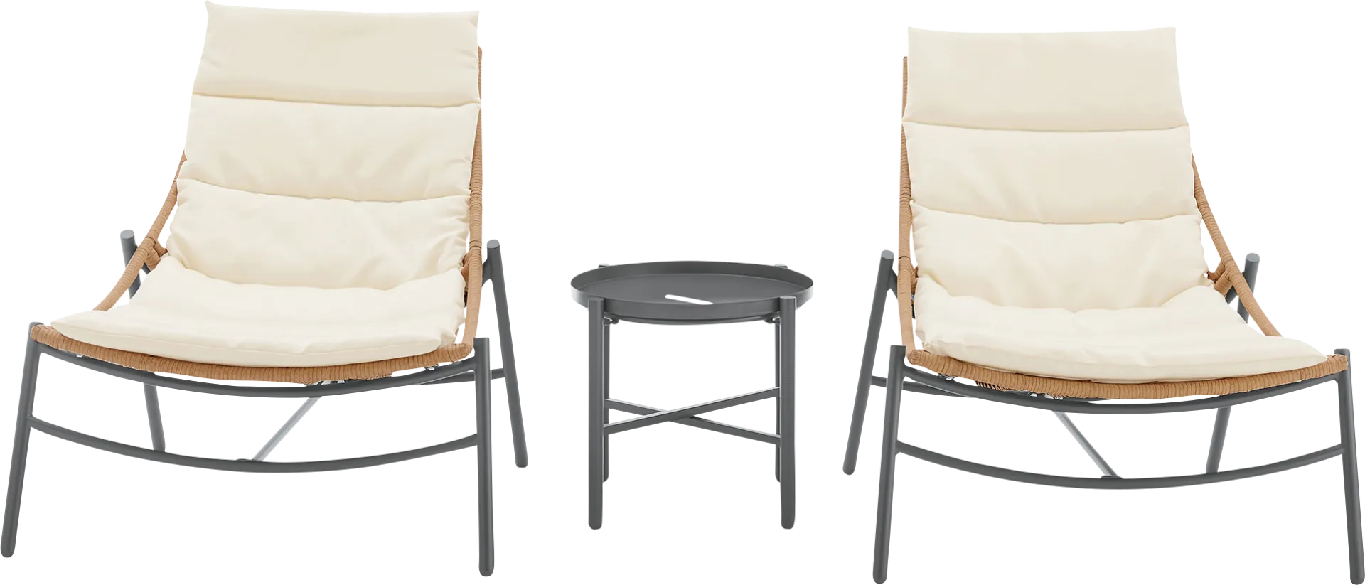 Embreeville Cream 3 Pc Chat Set - Image 1